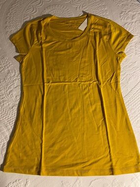 NOBO Girls Short Sleeve Tee - Bright Yellow